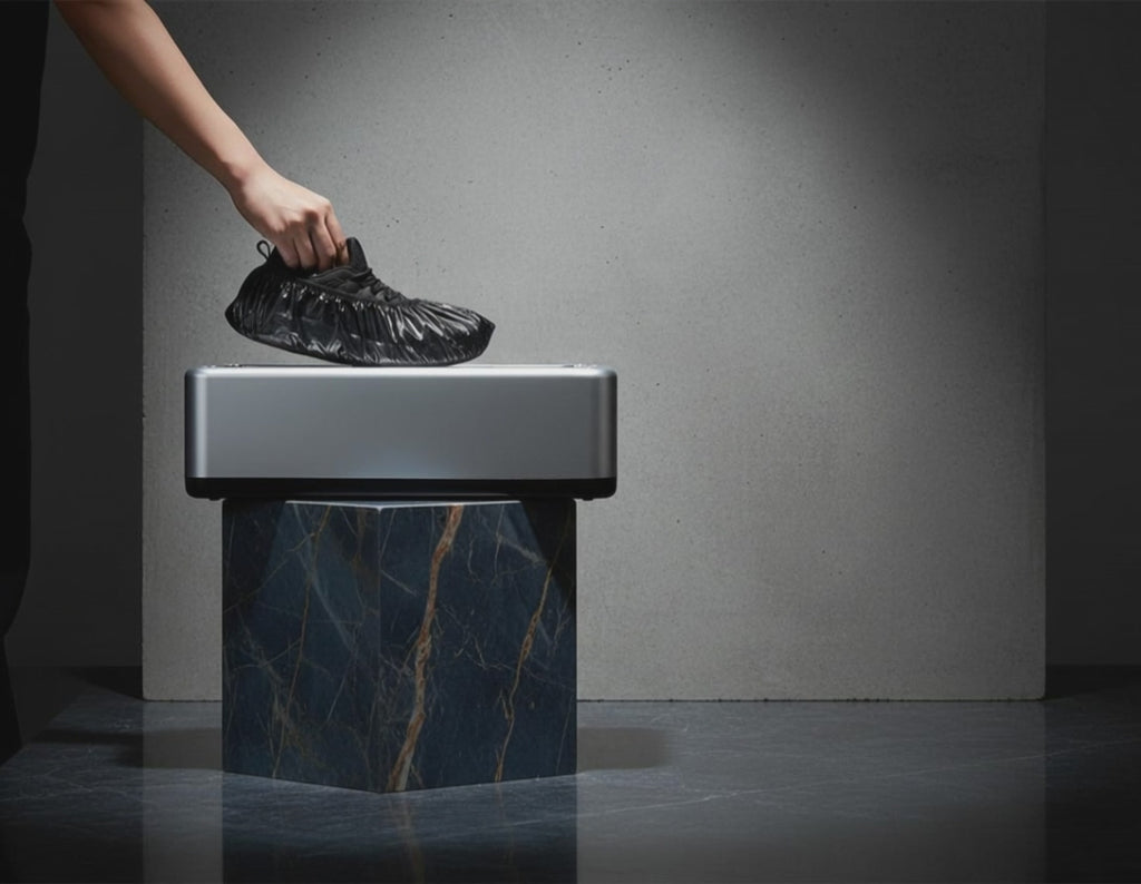 Automatische Overschoenen Dispenser - 100 Stuks Wegwerp Shoe Covers